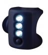 Gekko 3 LED Front Light Black